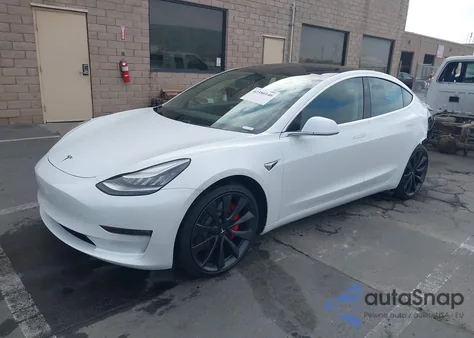 2020 Tesla Model 3 Performance Dual Motor All-Wheel Drive from USA, damaged, VIN 5YJ3E1EC9LF641242